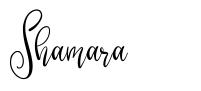 Shamara font