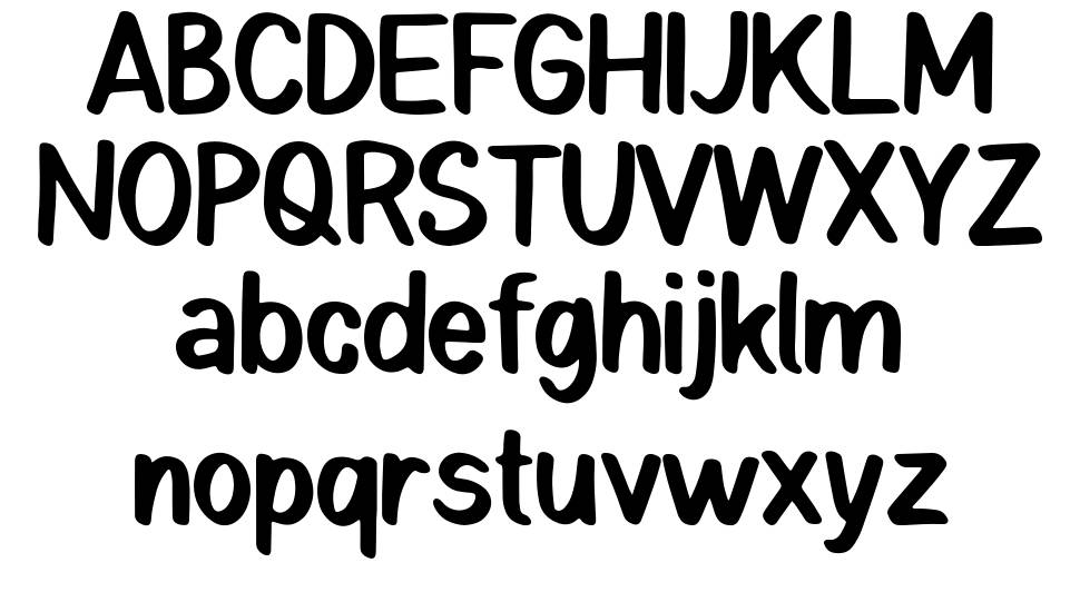 Shandera font Örnekler