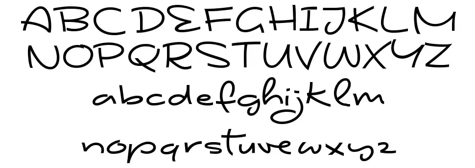 Shape Variable Script schriftart vorschau