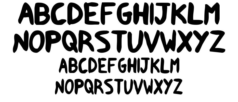 Shark Supah FX font specimens