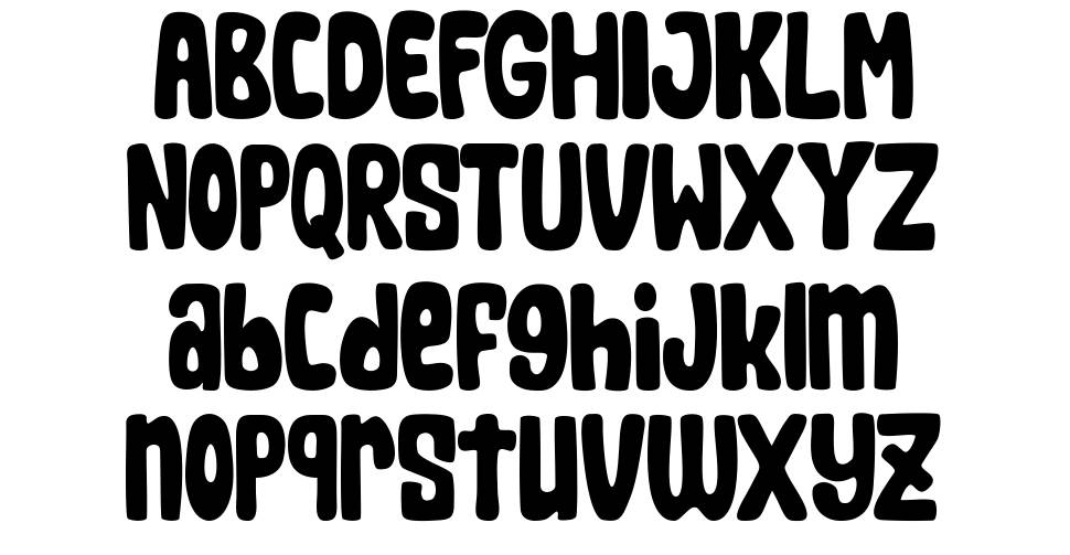 Sharkbit font specimens