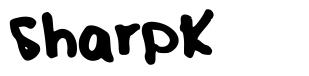 SharpK font