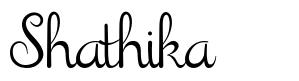 Shathika písmo