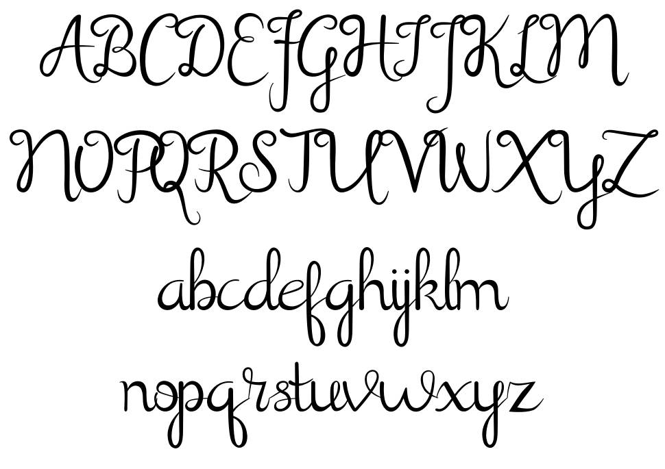 Shathika font specimens