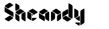 Sheandy шрифт