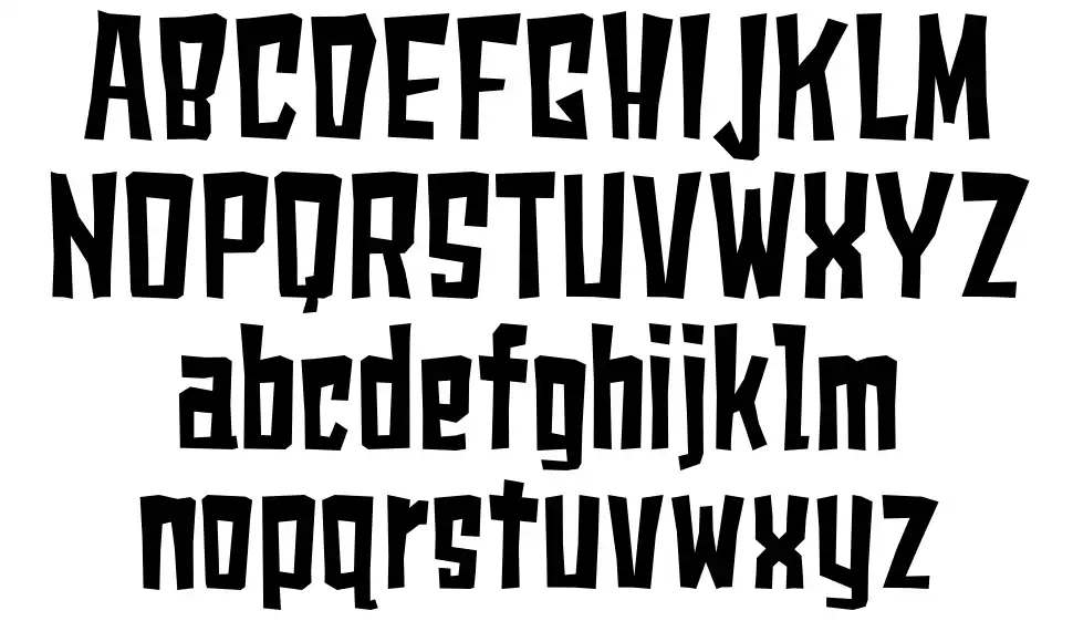 Shears font by Shuji Kikuchi FontRiver