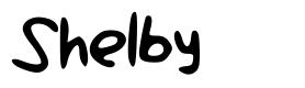 Shelby font