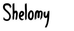 Shelomy шрифт