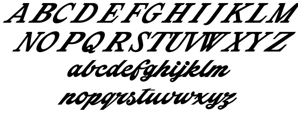 Shenandoah font specimens