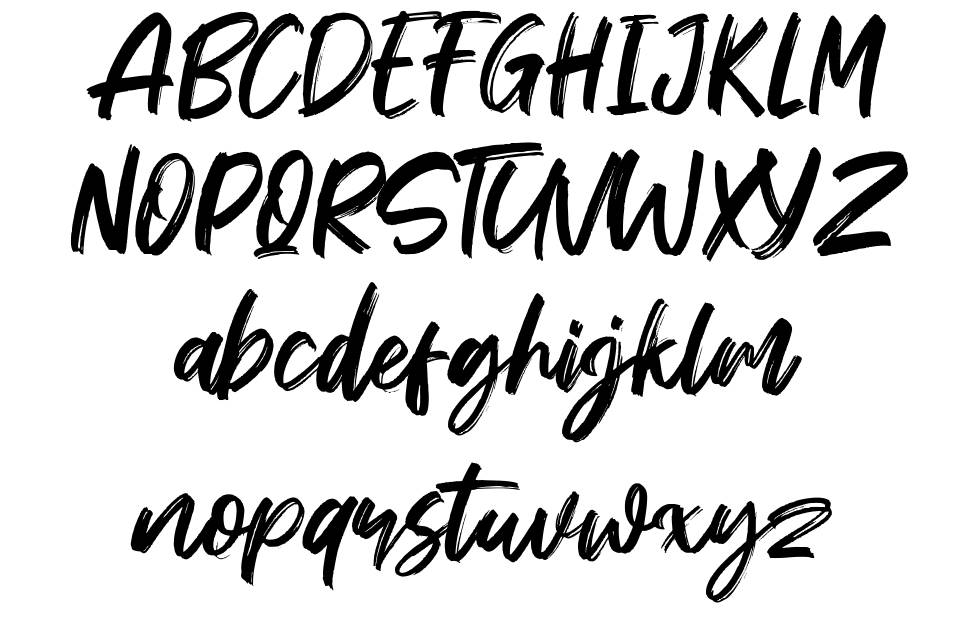 Sheppaloe font Örnekler