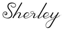 Sherley font