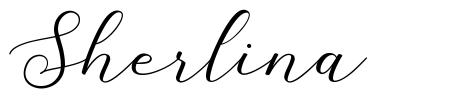 Sherlina font