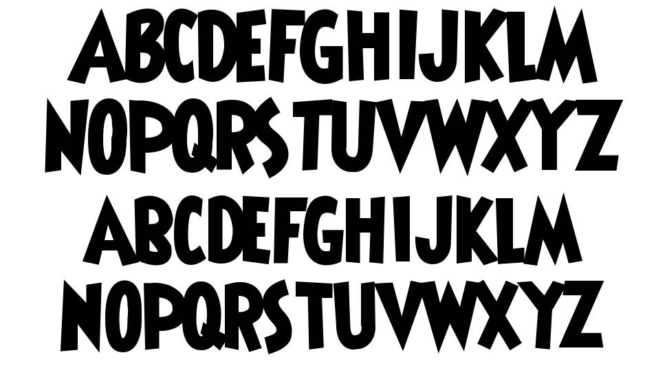Shermlock font specimens