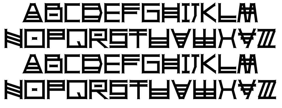 Sheru Pro font specimens