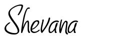 Shevana font