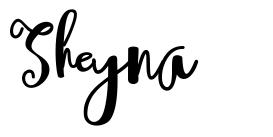 Sheyna шрифт