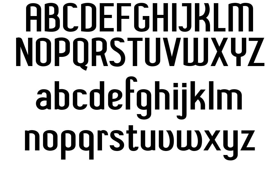 Shift Type Basic font specimens