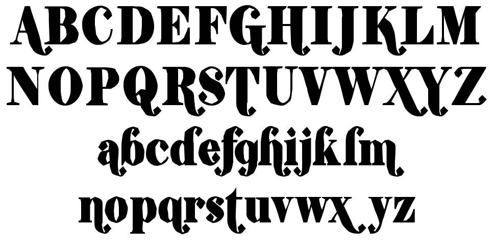 ShiftyChicaTwo-Regular font specimens