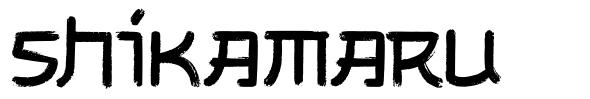 Shikamaru písmo