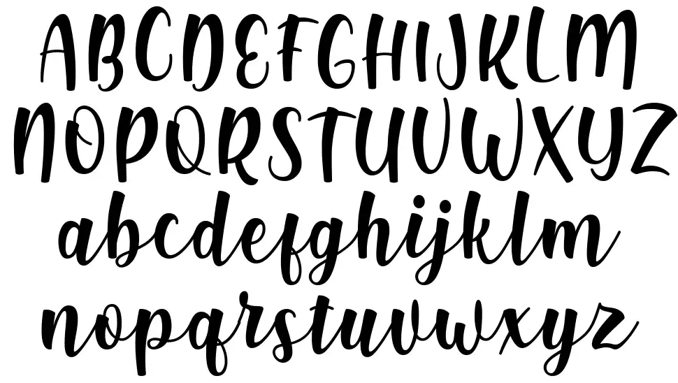 Shink schriftart vorschau