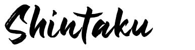 Shintaku font