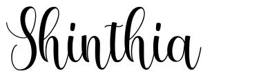 Shinthia font