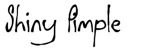 Shiny Pimple font