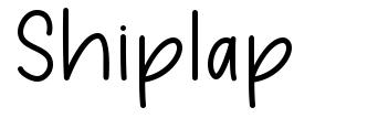 Shiplap font