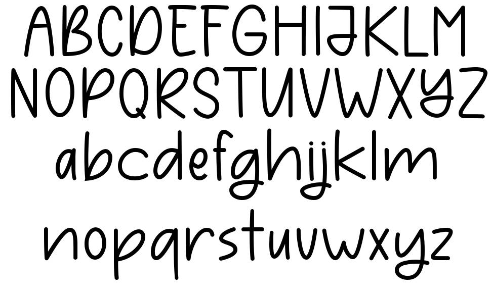 Shiplap font Örnekler