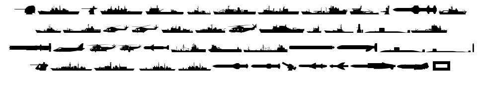 Ships फॉन्ट नमूने