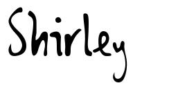 Shirley 字形