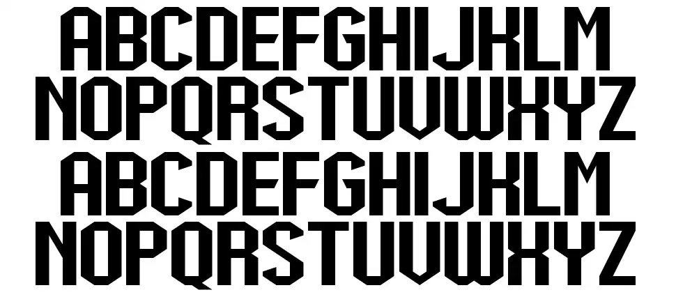 Shock Mint Fund font specimens