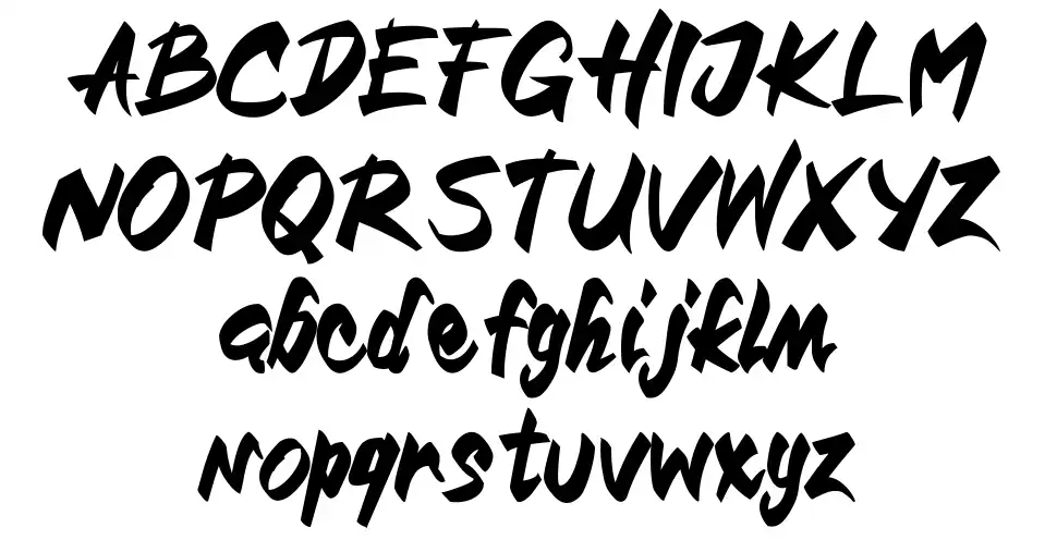 Shocker Tide font specimens