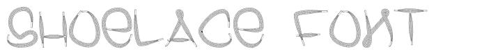 Shoelace Font шрифт