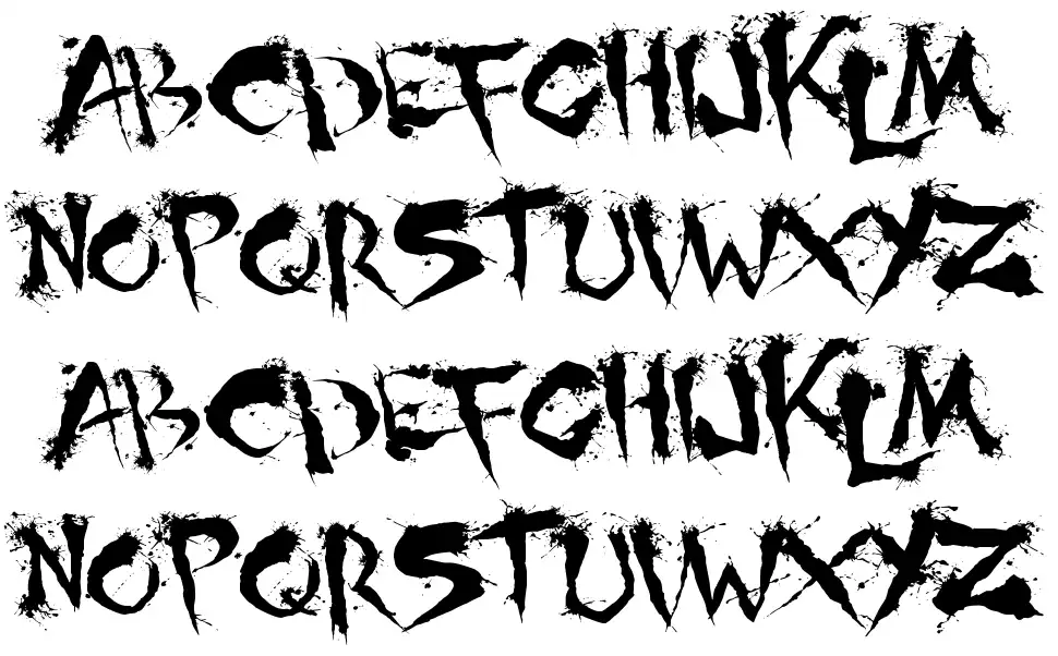 Shoguns Clanfont specimens