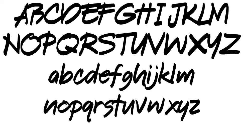 Shooken font specimens