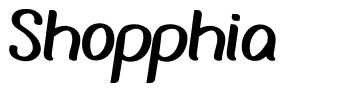 Shopphia font