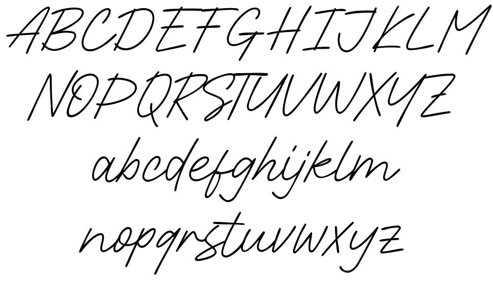 Shortime Sunday font specimens