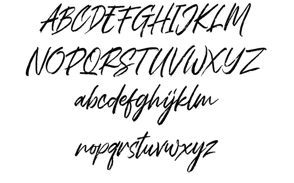 Shoufa font specimens