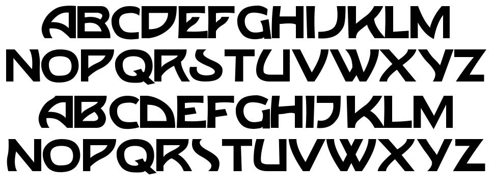 Shrbitov font Örnekler