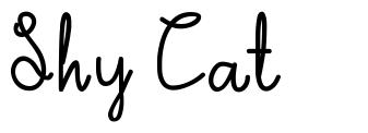 Shy Cat font