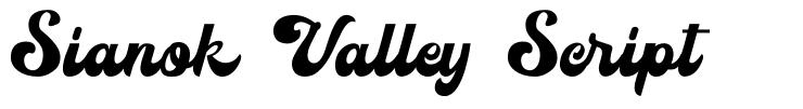 Sianok Valley Script font