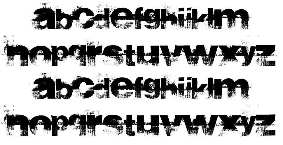 Sidewalk font specimens