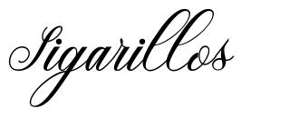 Sigarillos шрифт