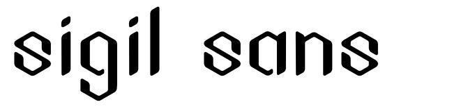 Sigil Sans шрифт