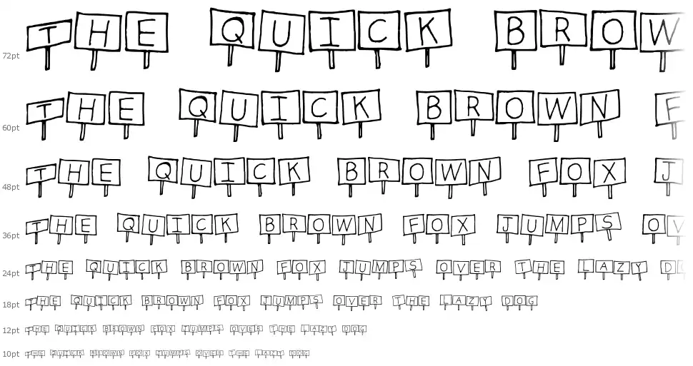 Sign Language font by Shelley Evans | FontRiver