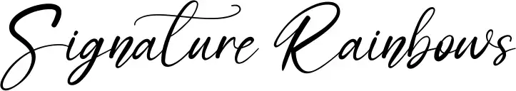 Signature Rainbows font