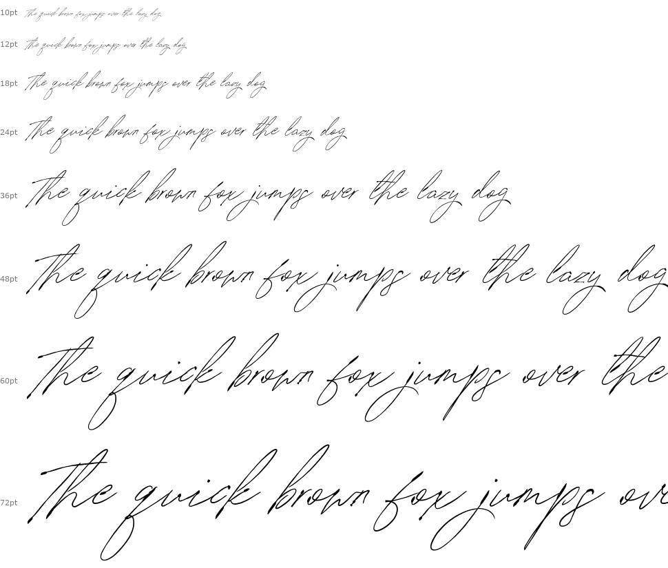 Signature VP font Şelale
