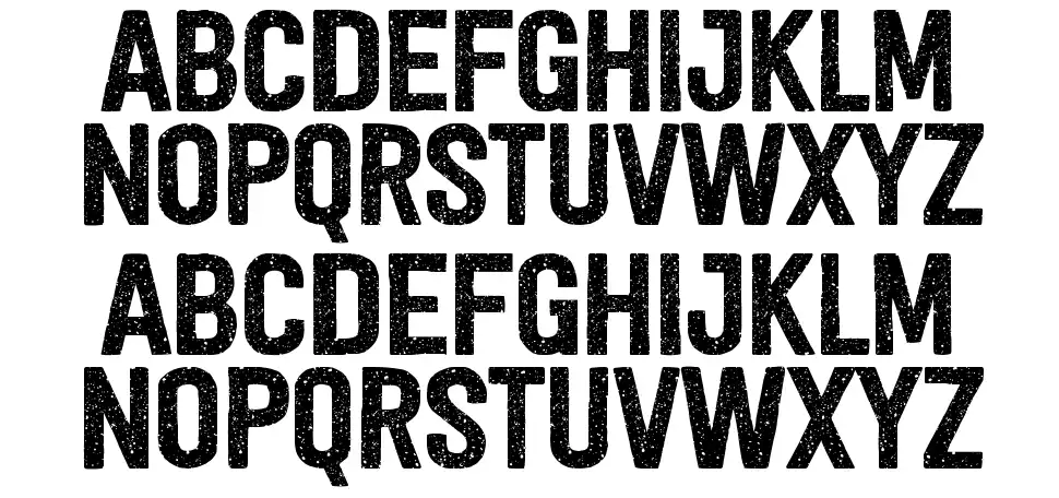 Signcore font specimens