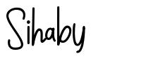 Sihaby font